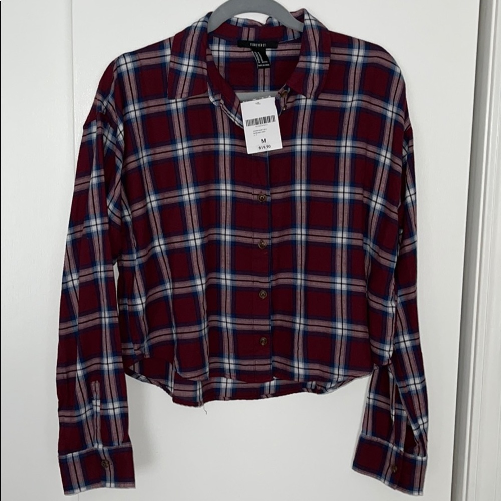 Forever 21 Plaid button down